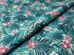 Printed Cotton Spandex Poplin