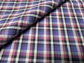 100%Cotton Yarn Dyed Seersucker