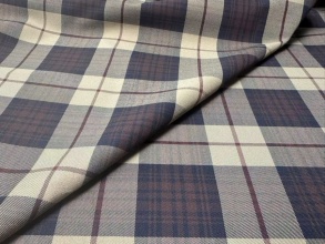 Polyester Rayon Spandex Yarn Dyed Check