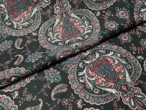Printed Paisley Cotton Poplin